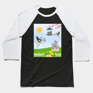 Beautiful spring day, just as the griffon migration begins Baseball T-Shirt